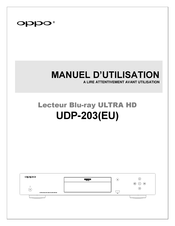 Oppo UDP-203EU Manuel D'utilisation