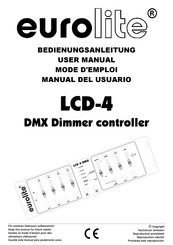 EuroLite LCD-4 Mode D'emploi