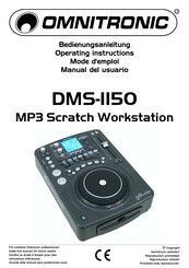 Omnitronic DMS-1150 Mode D'emploi