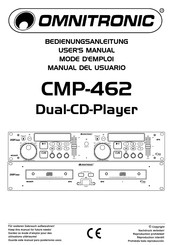 Omnitronic CMP-462 Mode D'emploi