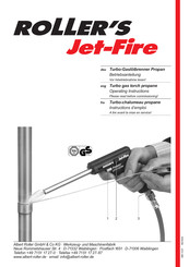 Roller's Jet-Fire 160010 Instructions D'emploi