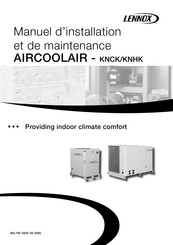 Lennox AIRCOOLAIR KNCK76D Manuel D'installation Et De Maintenance