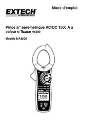 Extech Instruments MA1500 Mode D'emploi