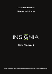 Insignia NS-32D201NA14 Guide De L'utilisateur