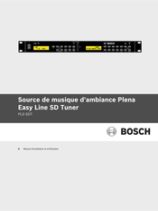 Bosch Plena Easy Série Manuel D'installation