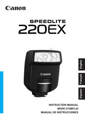 Canon SPEEDLITE 220EX Mode D'emploi