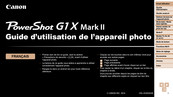 Canon Powershot G1 X Mark II Guide D'utilisation