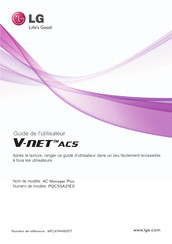 LG V-net ACS AC Manager Plus Guide De L'utilisateur