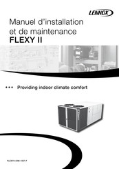 Lennox FXK 40 Manuel D'installation Et De Maintenance
