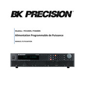 B+K precision PVS10005 Manuel D'utilisation