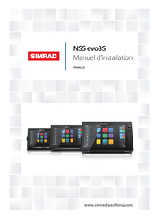 Simrad NSS evo3S Manuel D'installation