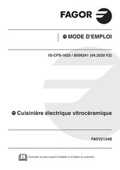 Fagor FACV2104B Mode D'emploi