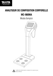 Tanita MC-980MA Mode D'emploi
