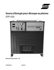 ESAB Precision Plasmarc EPP-450 Manuel D'instructions