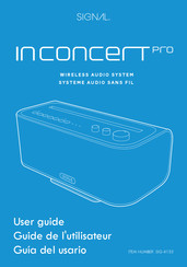 Signal INCONCERT PRO Guide De L'utilisateur