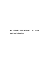 HP 24wd Guide D'utilisation