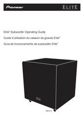 Pioneer ELITE SW-E10 Guide D'utilisation