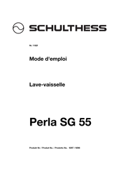 Schulthess Perla SG 55 Mode D'emploi