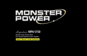 Monster Power Signature MPA 5150 Guide D'utilisation