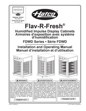 Hatco Flav-R-Fresh FDWD-2X Manuel D'installation