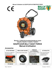 Billy Goat F902SPS Manuel D'utilisation