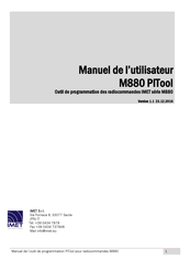 IMET M880 PITool Manuel De L'utilisateur