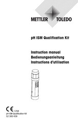 Mettler Toledo pH ISM Qualification Kit Instructions D'utilisation