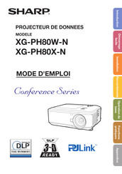 Sharp XG-PH80X-N Mode D'emploi