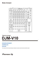 PIONEER DJ DJM-V10 Mode D'emploi