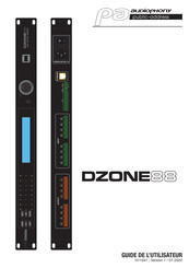 audiophony PA DZONE88 Guide De L'utilisateur