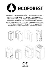 ECOFOREST VENECIA Manuel D'installation Et Maintenance
