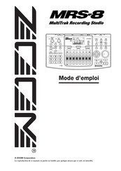 Zoom MRS-8 Mode D'emploi