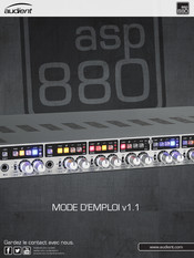 Audient ASP880 Mode D'emploi