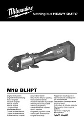 Milwaukee M18 BLHPT Notice Originale