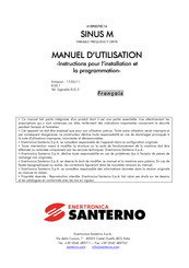 Enertronica Santerno SINUS M 0025 4T Manuel D'utilisation