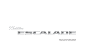 Cadillac Escalade 2015 Manuel D'utilisation