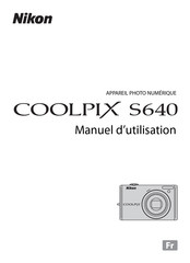 Nikon COOLPIX S640 Manuel D'utilisation