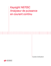 Keysight N6705C Guide D'utilisation