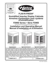 Hatco Flav-R-Fresh FDWD-12-1X Manuel D'installation Et D'utilisation