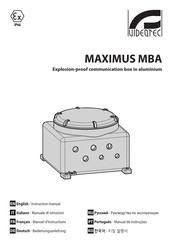 Videorec Maximus MBA Manuel D'instructions