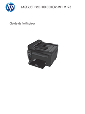 HP LaserJet Pro 100 color M175nw Guide De L'utilisateur