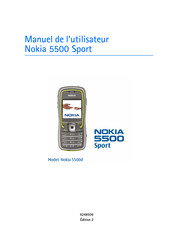 Nokia 5500 Sport Manuel De L'utilisateur