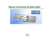 Nokia 6822 Manuel D'utilisation