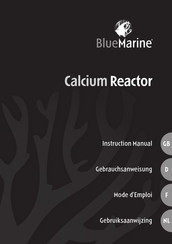 Aquadistri Blue Marine Calcium Reactor Mode D'emploi