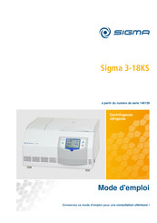 Sigma 3-18KS Mode D'emploi