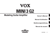 Vox MINI3 G2 Manuel D'utilisation