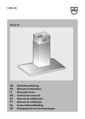 V-ZUG DI-SL10 Manuel D'utilisation