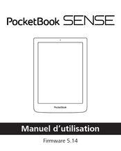 Pocketbook SENSE Manuel D'utilisation