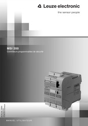 Leuze electronic MSI 200 Manuel Utilisateur