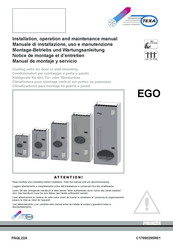 PAVARINI COMPONENTS EGO20C Notice De Montage